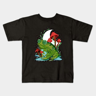 Frog moon Kids T-Shirt